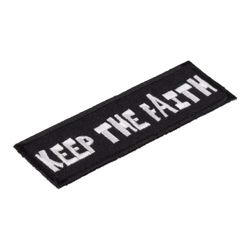 Keep The Faith Patch, Motivational Sayings Patches — detail view 1