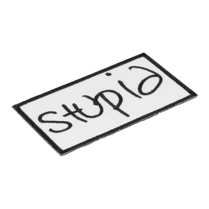 Stupid Black &amp; White Patch, Funny Patches — detail view 1
