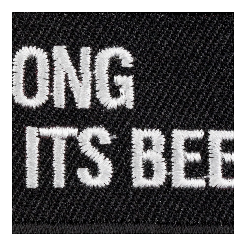 What A Long Strange Trip Patch, Funny Sayings Patches — detail view 2