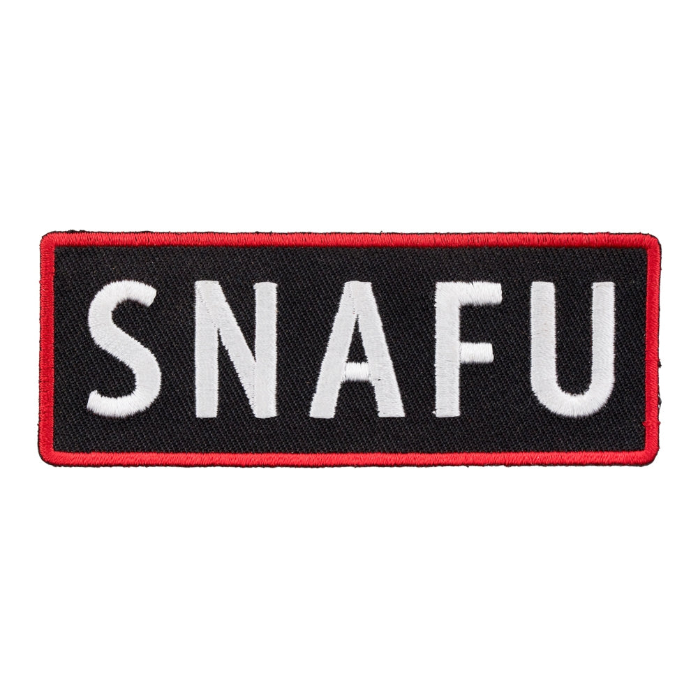 SNAFU Situation Normal All Fucked Up Patch, Funny Patches — product image