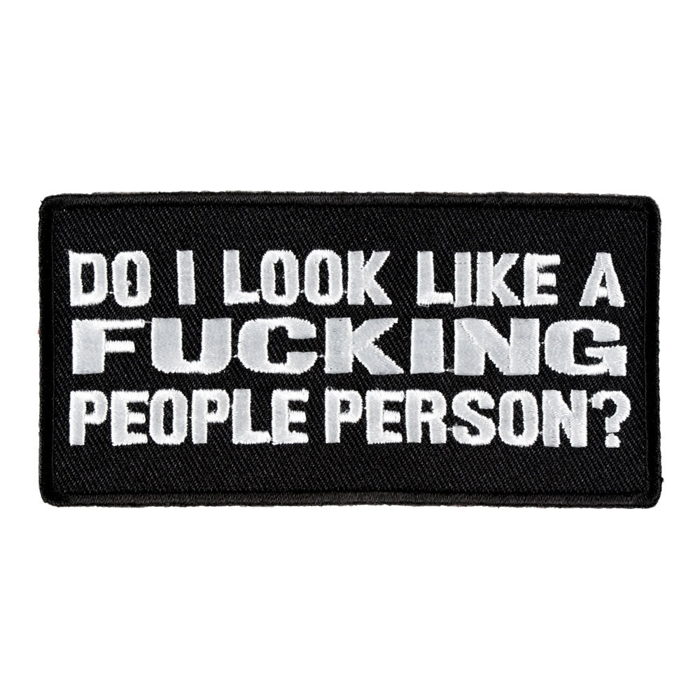 Do I Look Like A Fucking People Person Patch, Funny Patches — product image