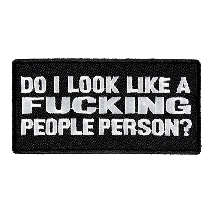 Do I Look Like A Fucking People Person Patch, Funny Patches — product image