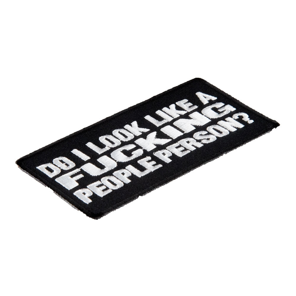 Do I Look Like A Fucking People Person Patch, Funny Patches — detail view 1