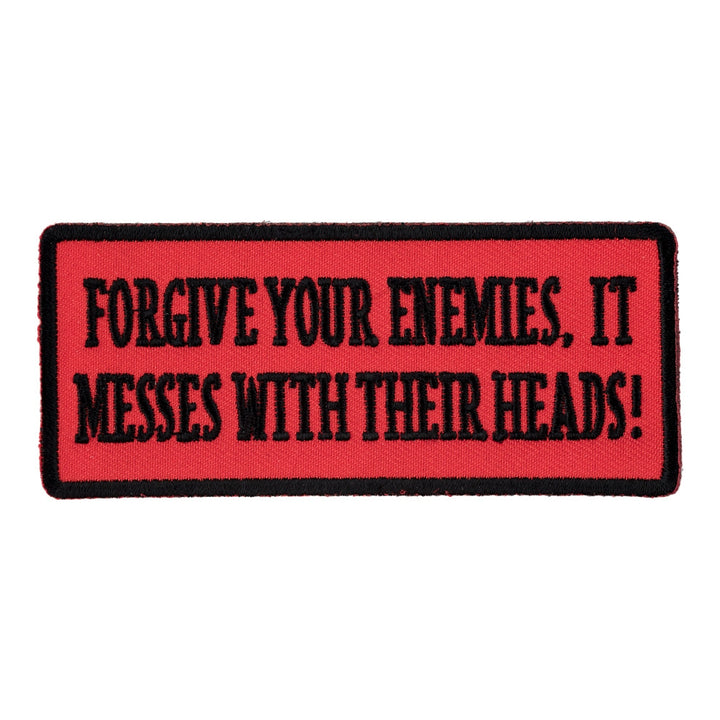 Forgive Your Enemies It Messes Patch, Funny Patches — product image