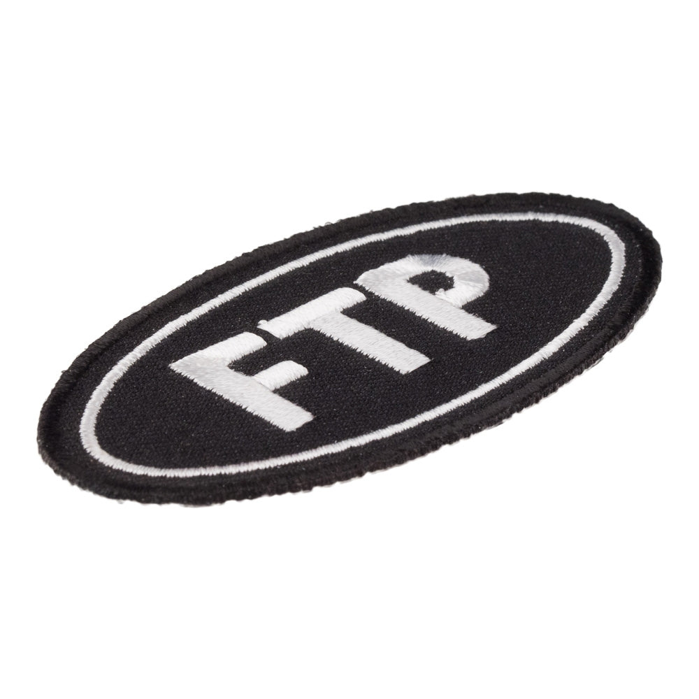 FTP Black &amp; White Oval Patch, Funny Patches — detail view 1