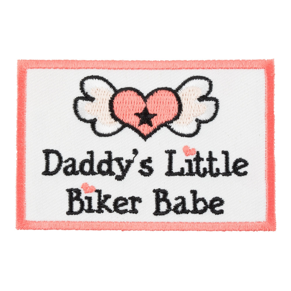Daddy's Little Biker Babe Patch, Kids Patches — product image
