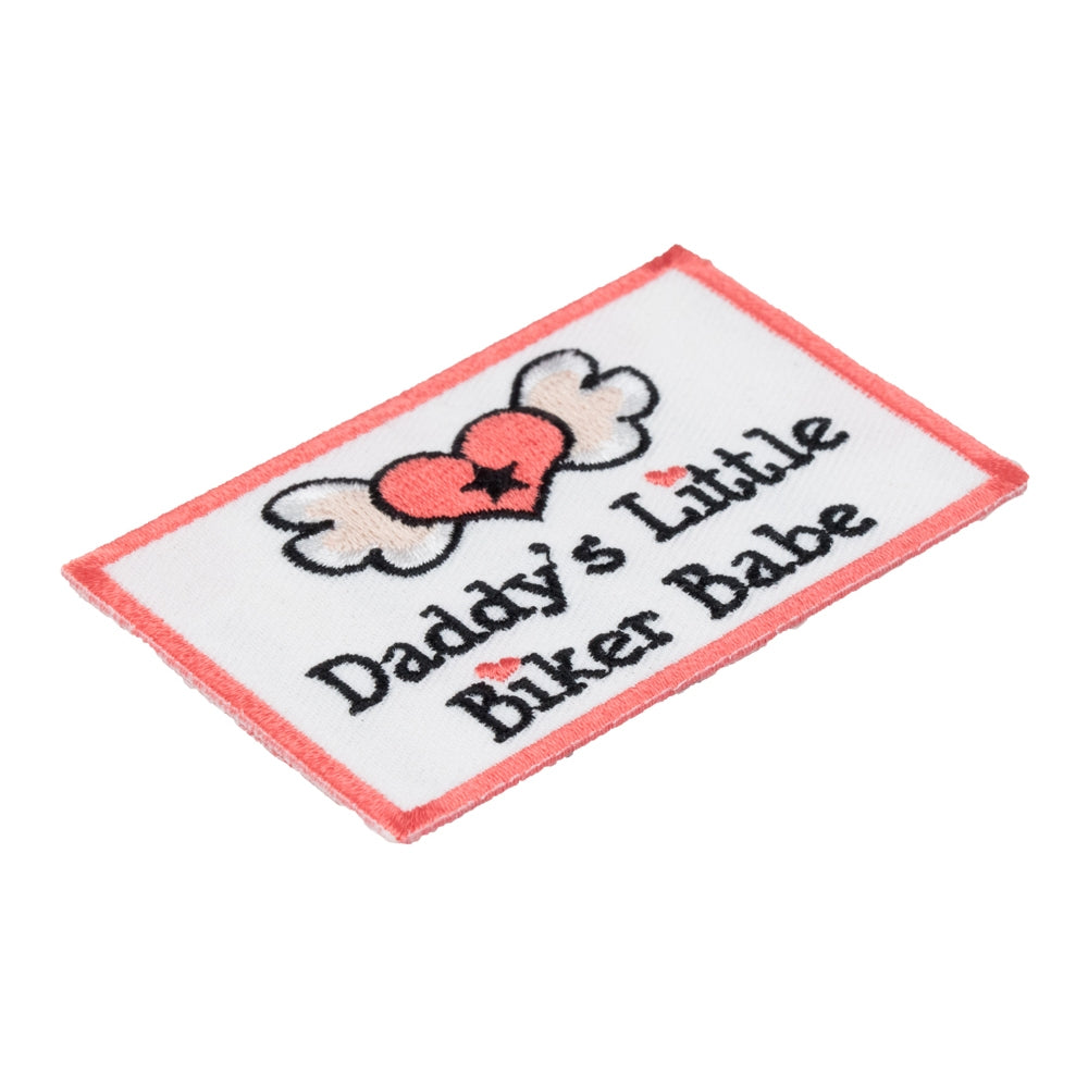 Daddy's Little Biker Babe Patch, Kids Patches — detail view 1