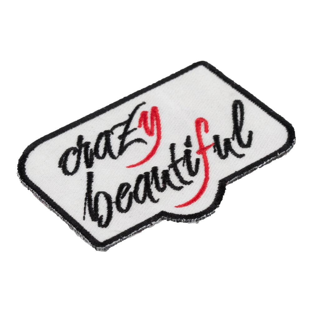 Crazy Beautiful Patch, Ladies Motivational Patches — detail view 1