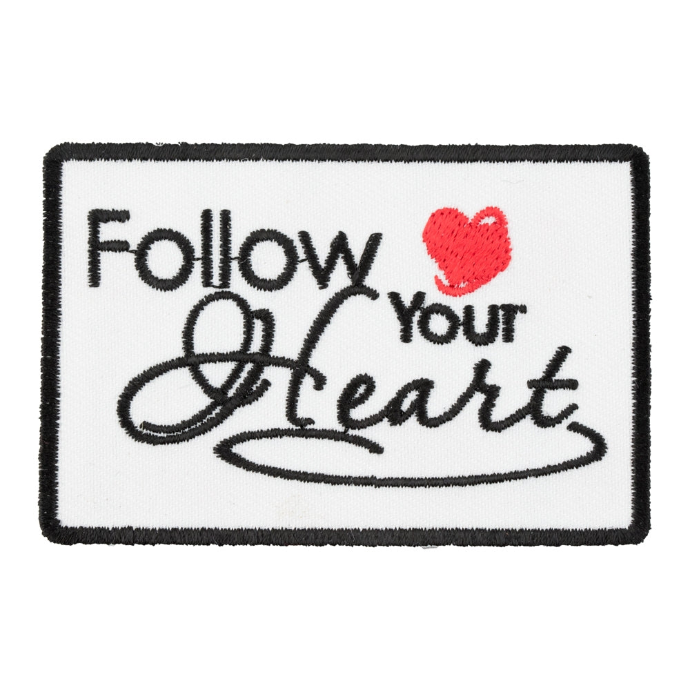 Follow Your Heart Patch, Ladies Motivational Patches — product image