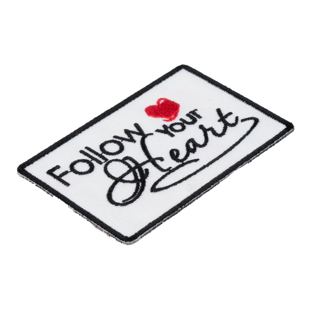Follow Your Heart Patch, Ladies Motivational Patches — detail view 1