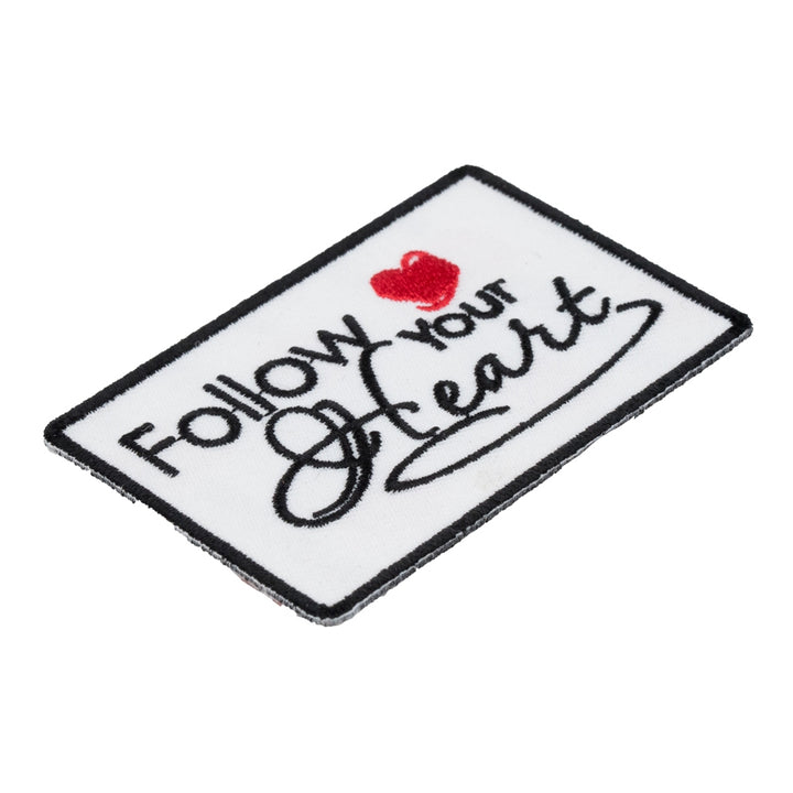 Follow Your Heart Patch, Ladies Motivational Patches — detail view 1