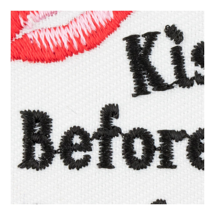 Kiss Me Before My Boyfriend Patch, Ladies Patches — detail view 2