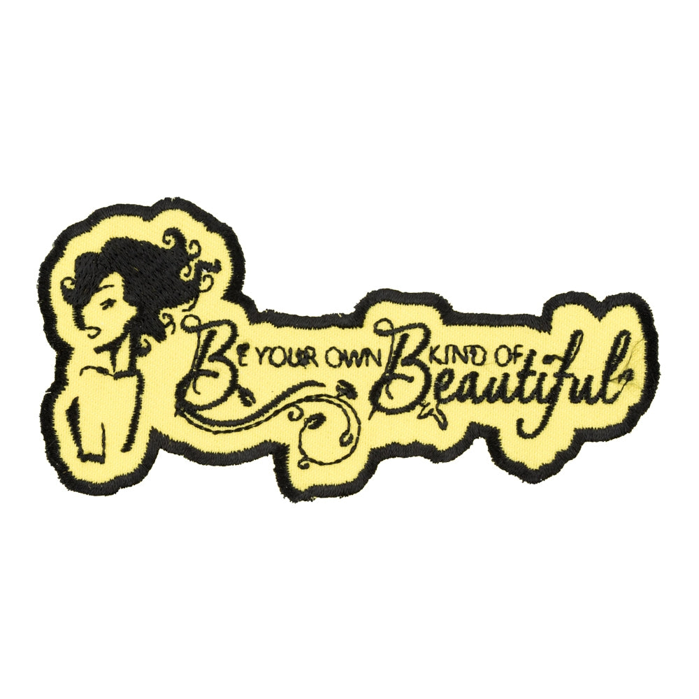 Be Your Own Beautiful Yellow Patch, Ladies Patches — product image
