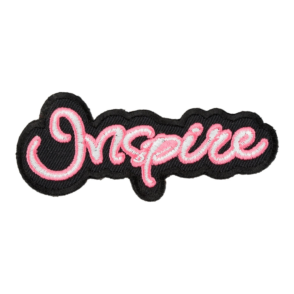 Inspire Pink &amp; White Patch, Ladies Inspirational Patches — product image