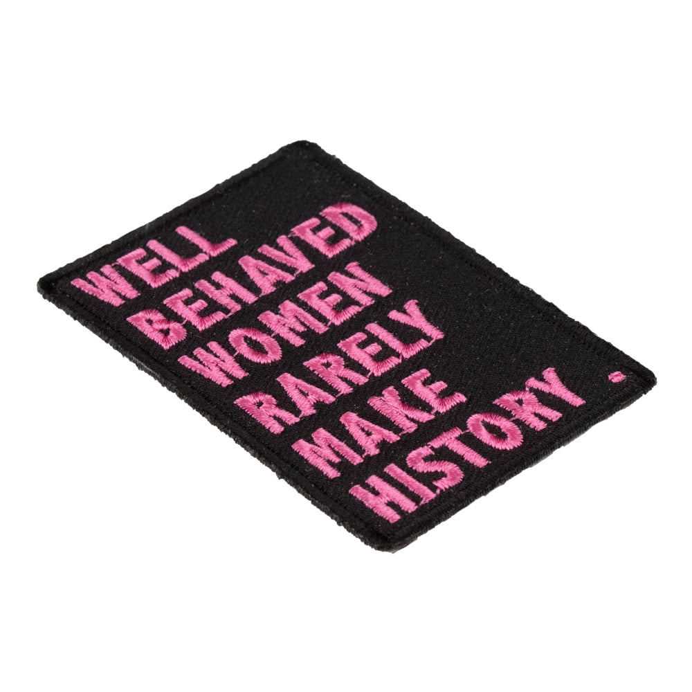 Well Behaved Women History Patch, Ladies Patches — detail view 2