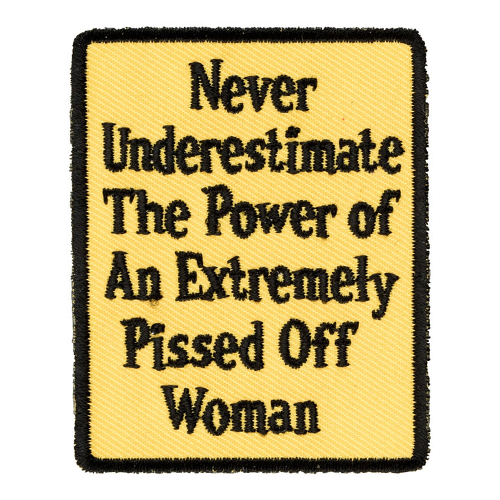 Power of A Pissed off Woman Patch, Women&