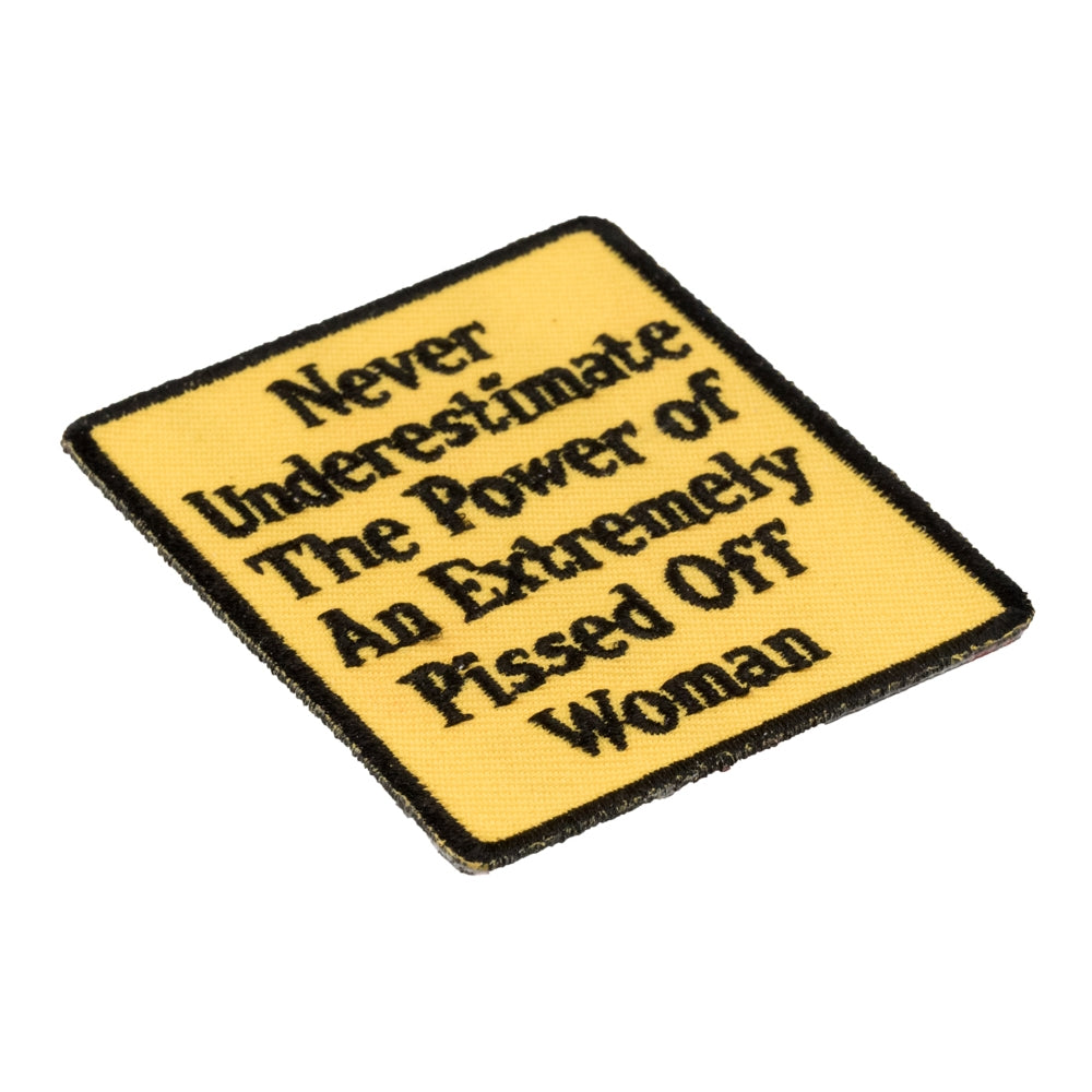 Power of A Pissed off Woman Patch, Women&