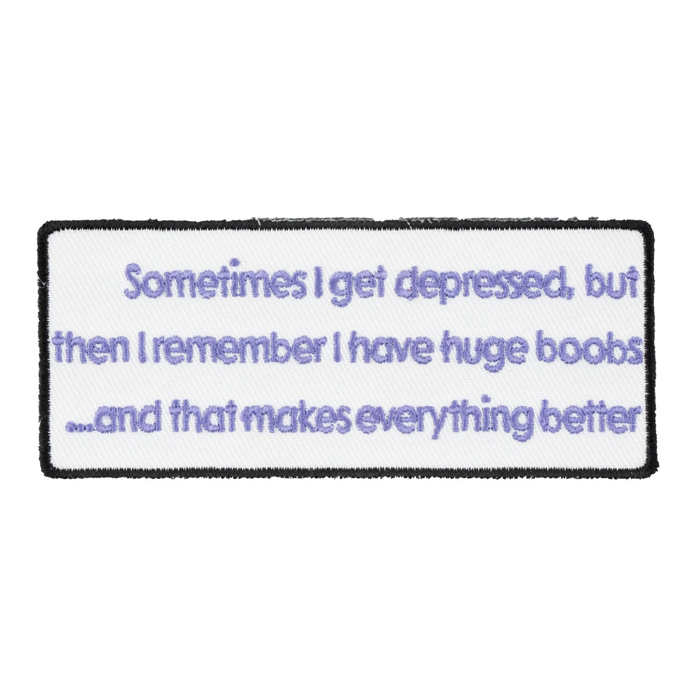 Then I Remember I Have Huge Boobs Patch, Funny Women's Patches — product image