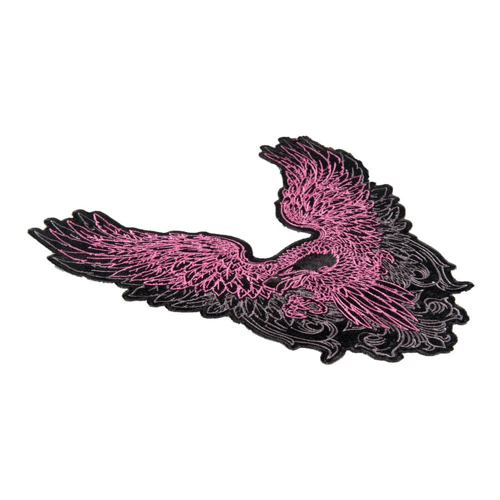 Pink &amp; Grey Subdued Phoenix Eagle Patch, Large Size — detail view 1