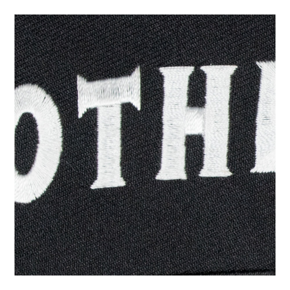 Brothers Forever Black & White Rocker Patch, Large Size — detail view 1