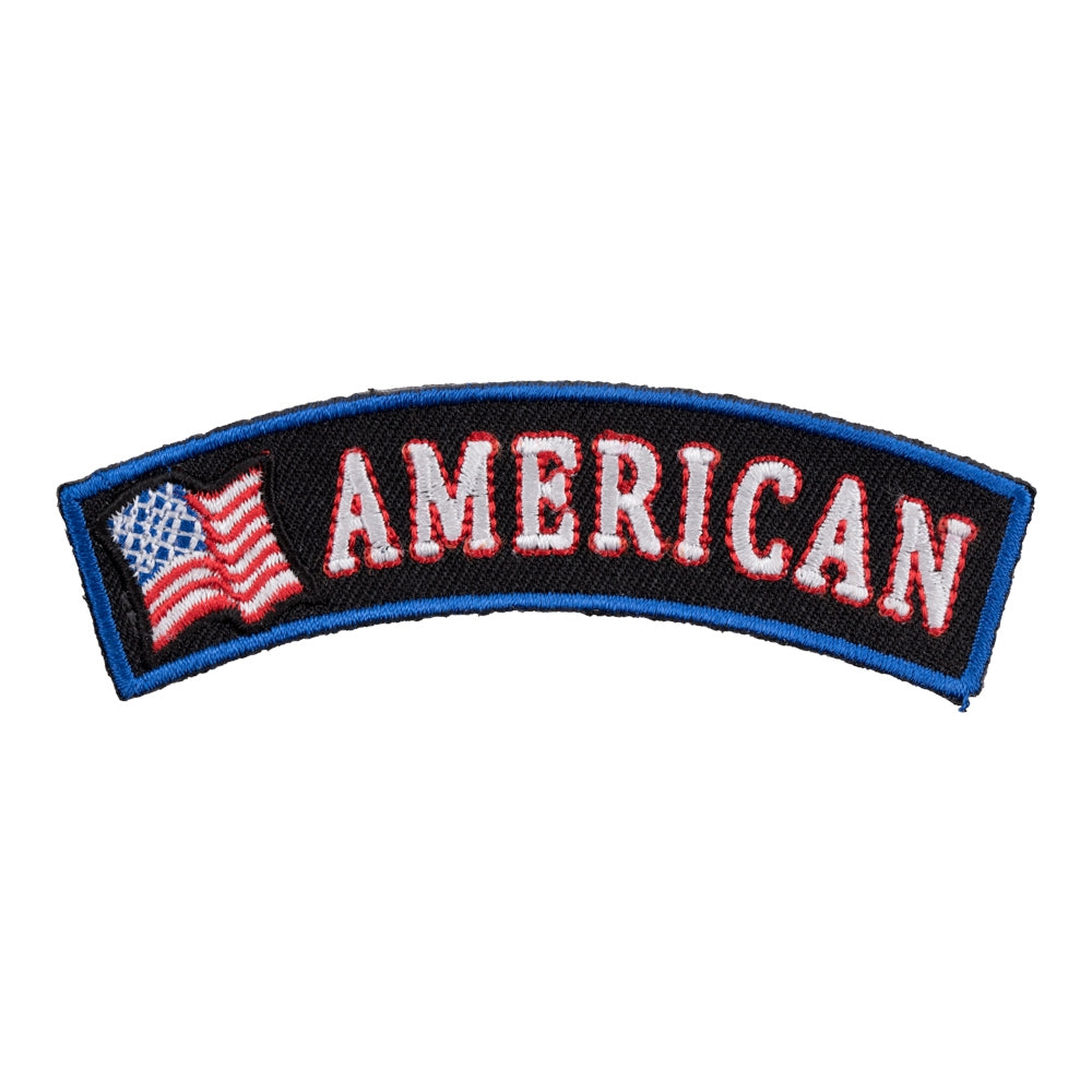 American U.S. Flag Rocker Patch, Small Size — product image
