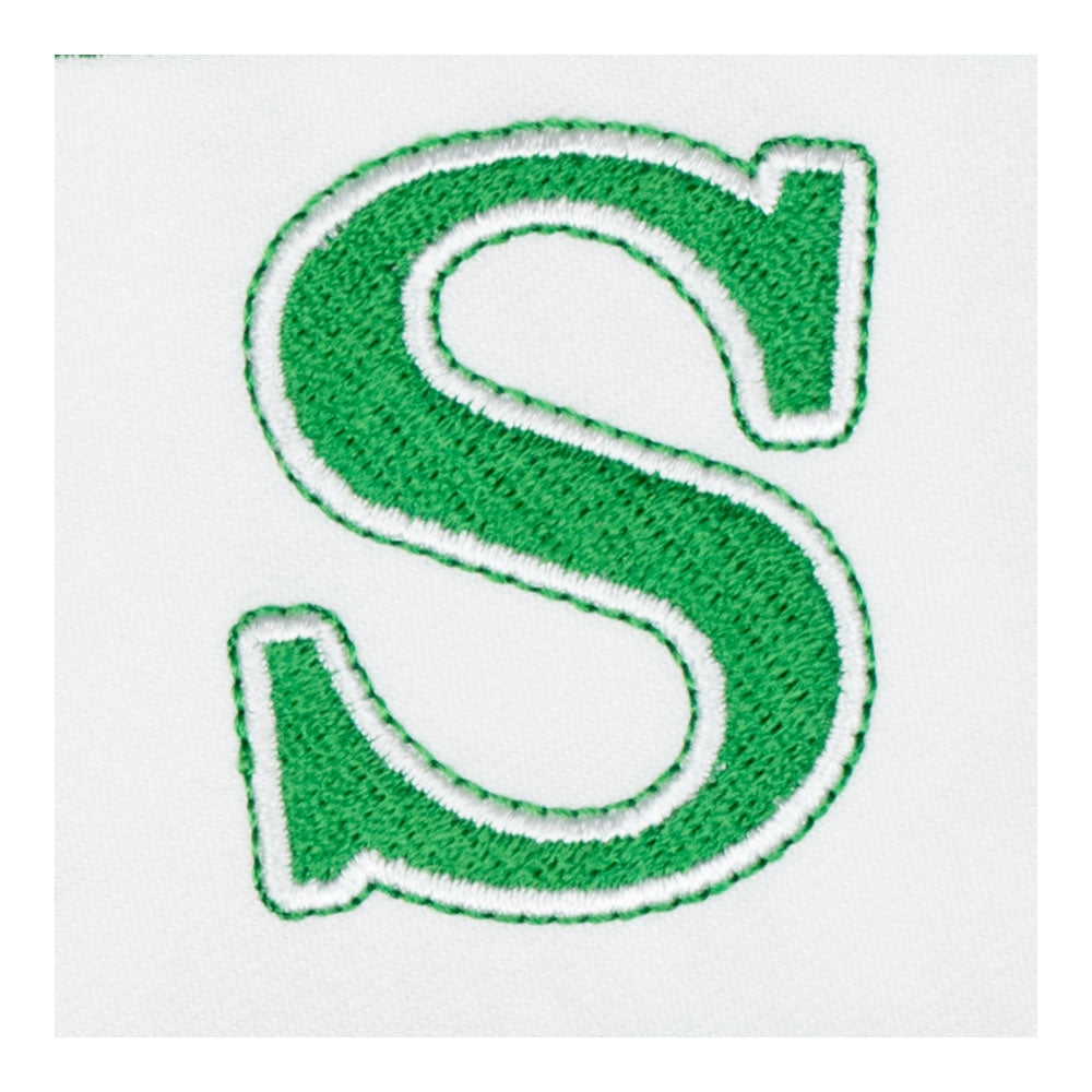 Irish White & Green Rocker Patch, Large Size — detail view 1