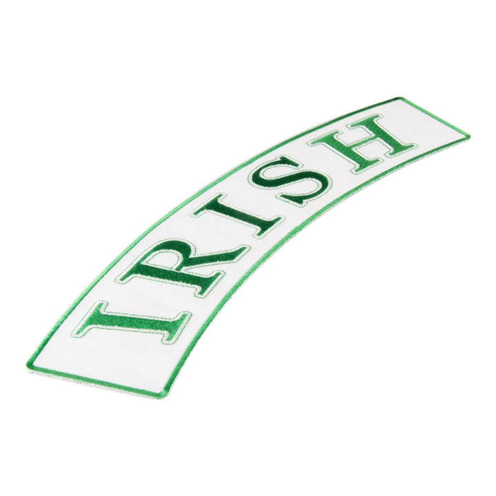 Irish White &amp; Green Rocker Patch, Large Size — detail view 2