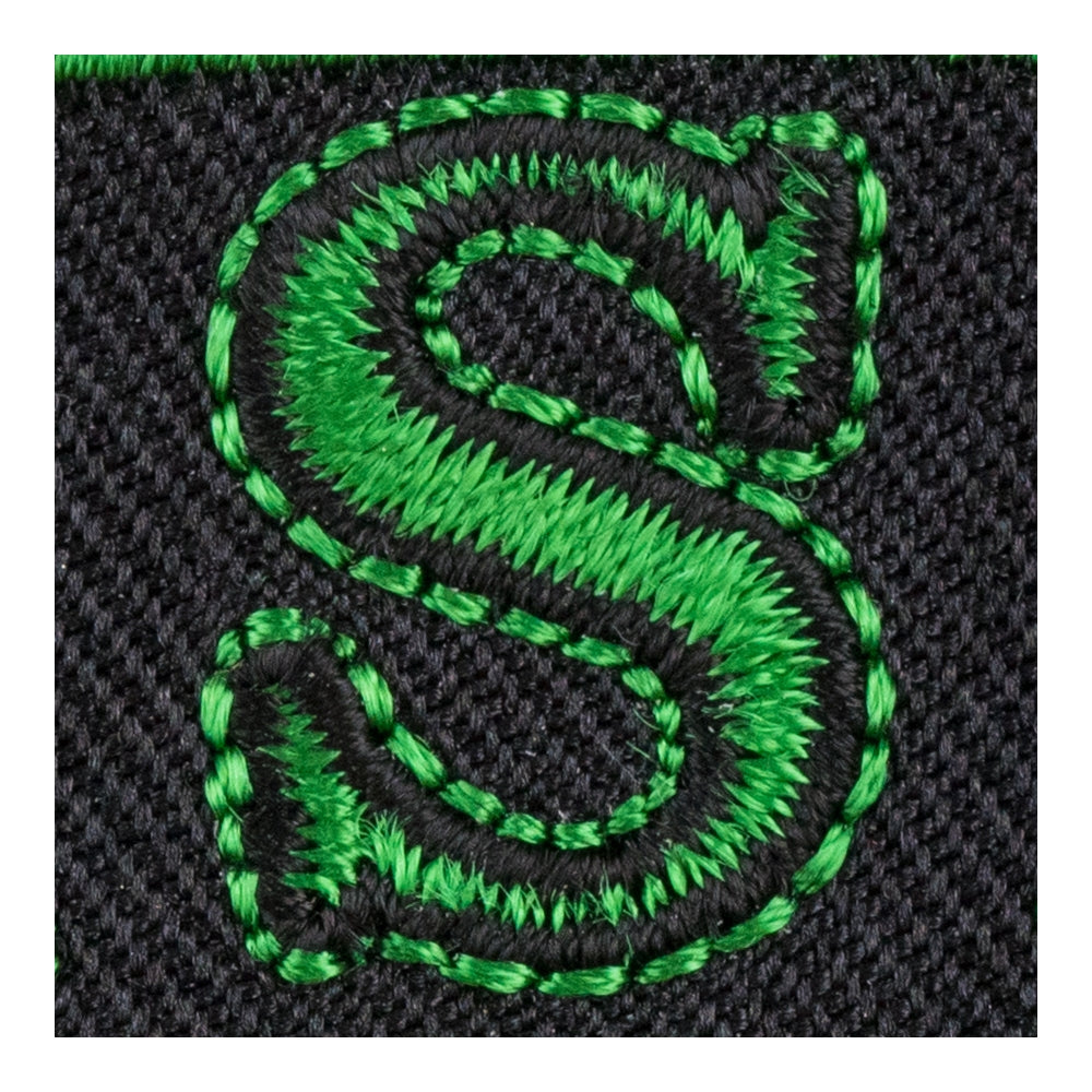 Irish Black &amp; Green Rocker Patch, Small Size — detail view 2