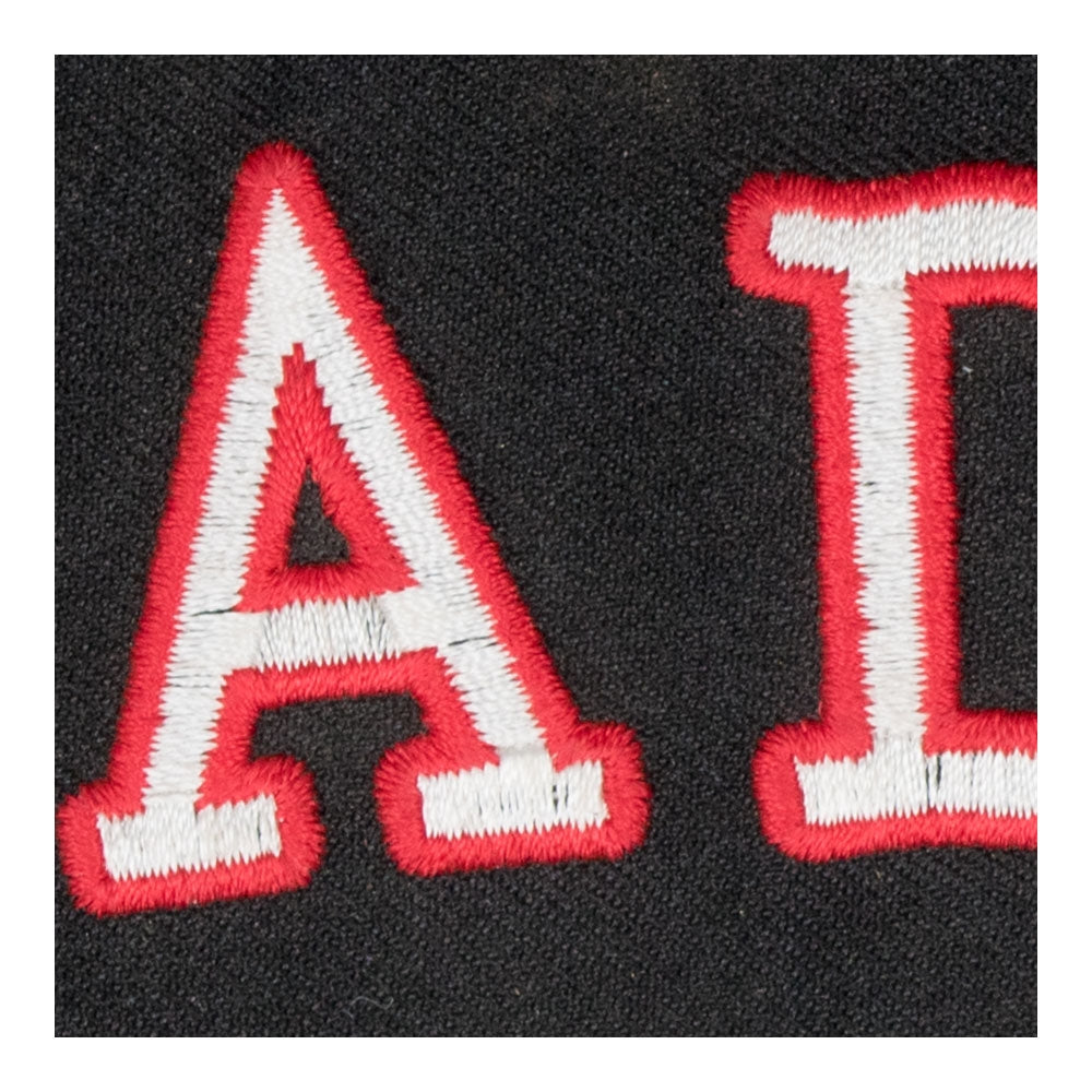 Bad Ass Red &amp; Black Rocker Patch, Large Size — detail view 2
