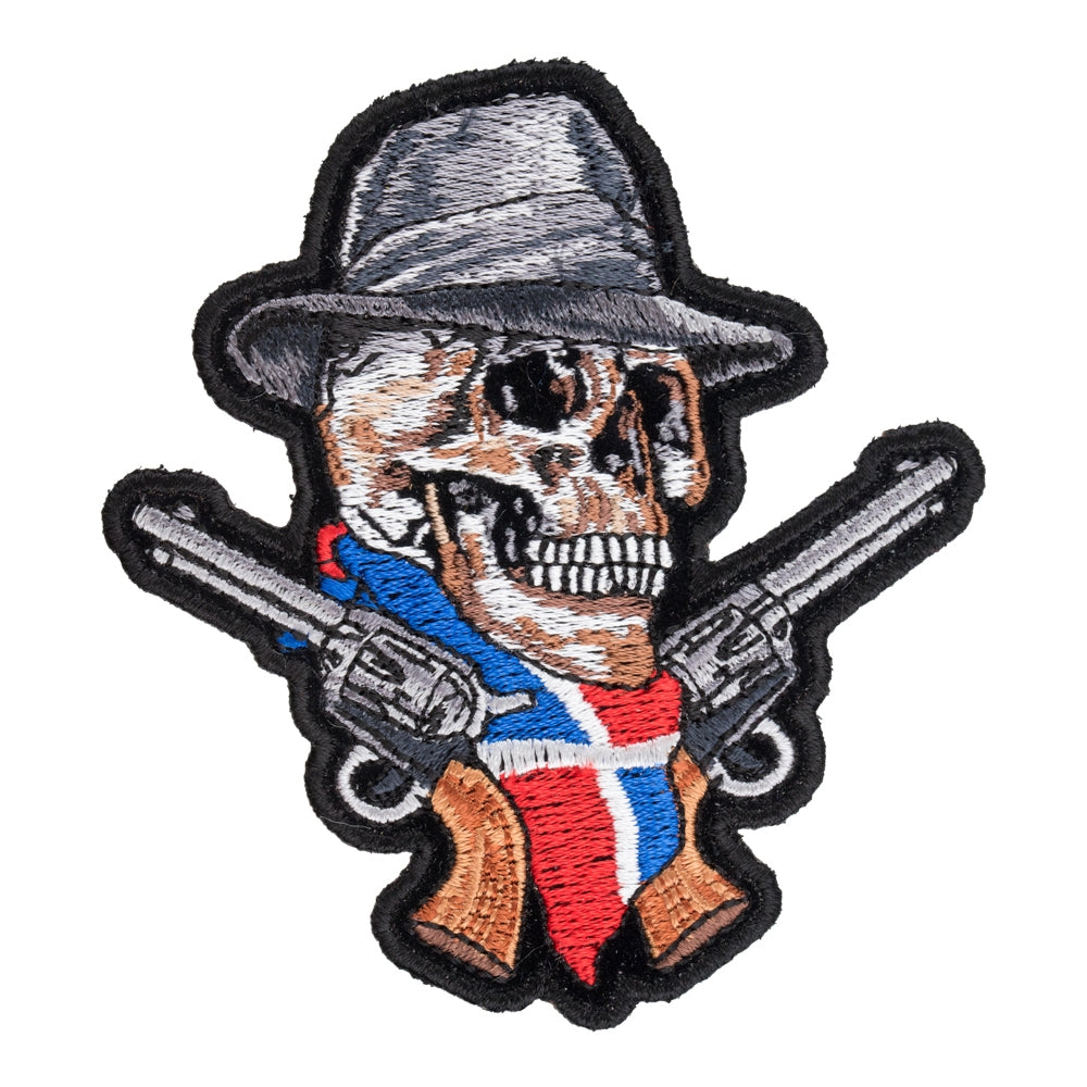 Dominican Republic Skull & Guns Patch, Skull Patches — product image
