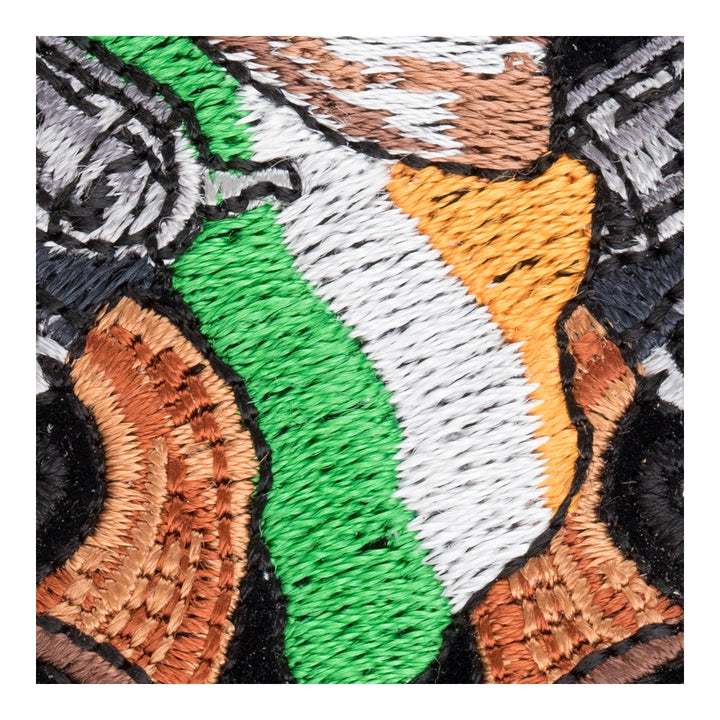 Irish Flag Skull &amp; Guns Patch, Skull Patches — detail view 2
