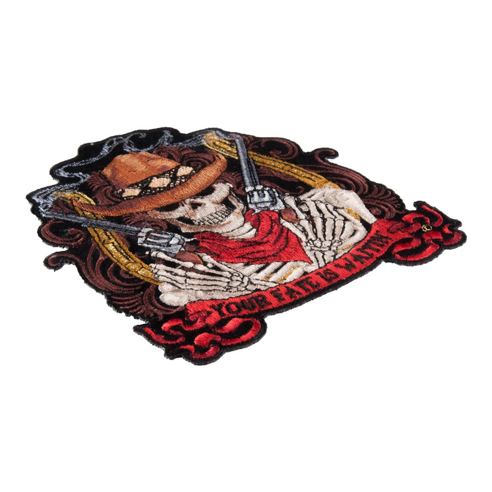 Your Fate Is Waitin' Cowboy Guns Patch, Small Size — detail view 1