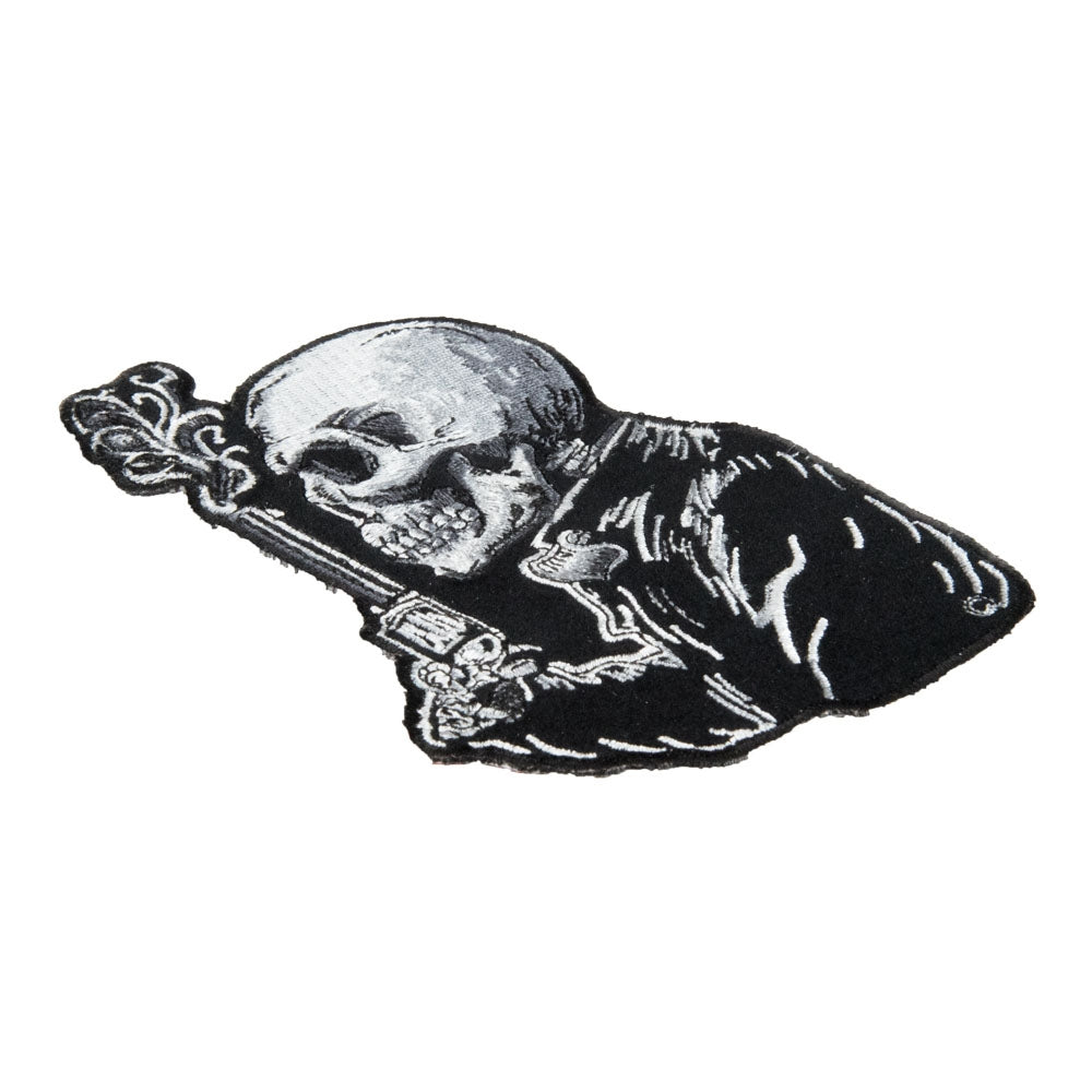 Profile Skeleton & Smoking Gun Patch, Small Size — detail view 1