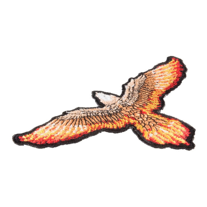 Flying Eagle With Flaming Wings Patch, Small Size — detail view 1