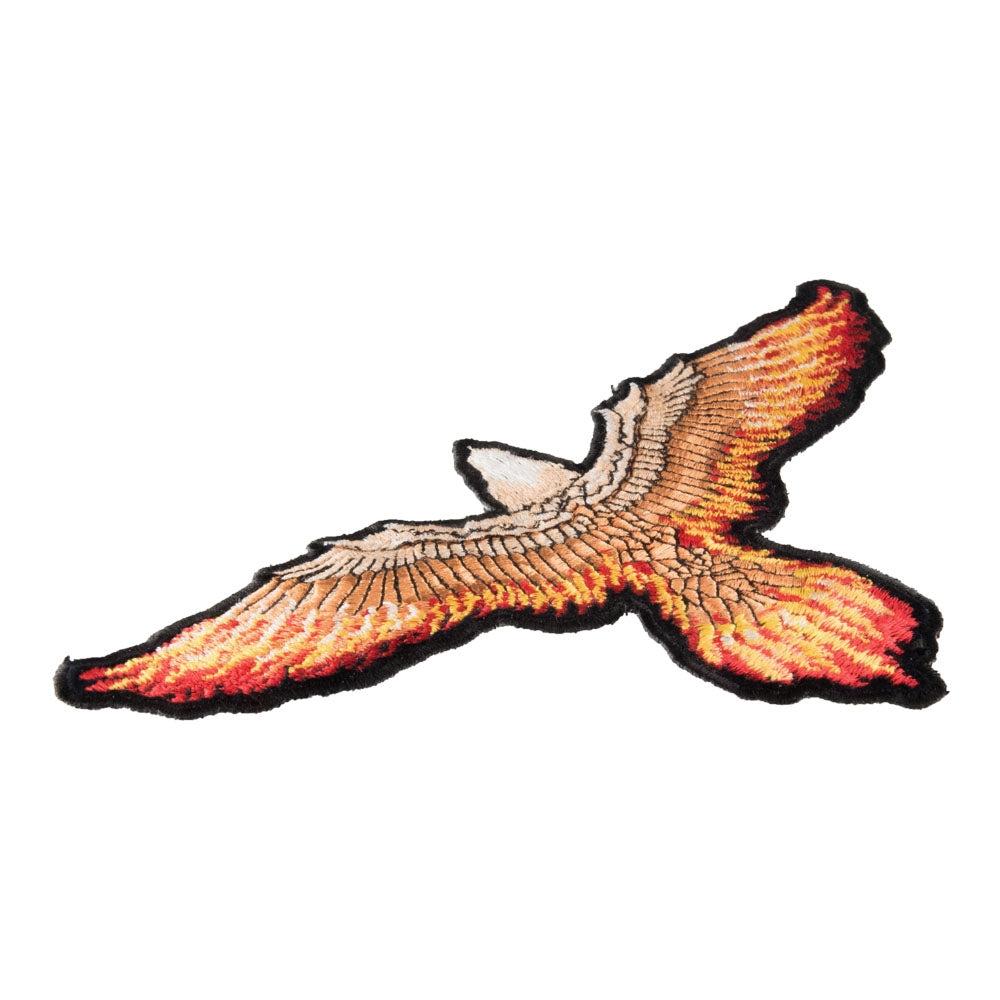 Flying Eagle With Flaming Wings Patch, Medium Size — detail view 1
