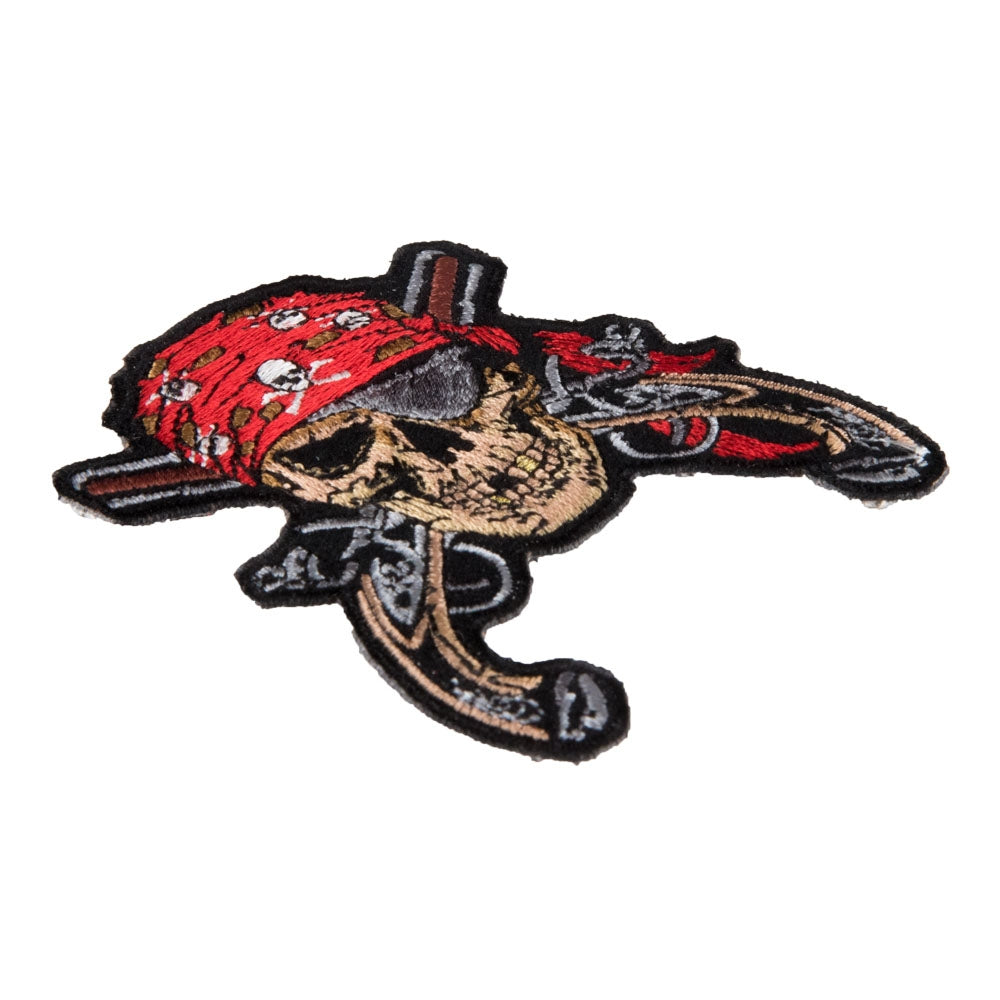 Pirate Skull & Guns Patch, Small Size — detail view 1