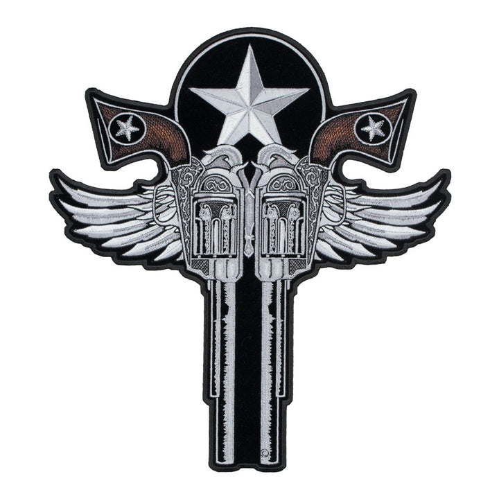 Winged Guns &amp; Lone Star Patch, Large Size — product image