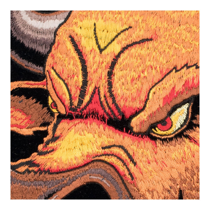 Angry Bull Head Patch, Large Size — detail view 2