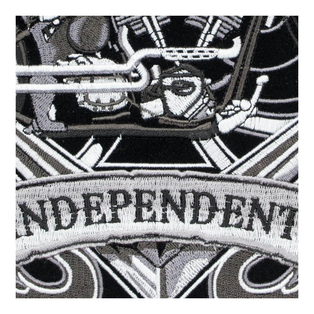 Independent Spade Vintage Motorcycle Patch, Large Size — detail view 1
