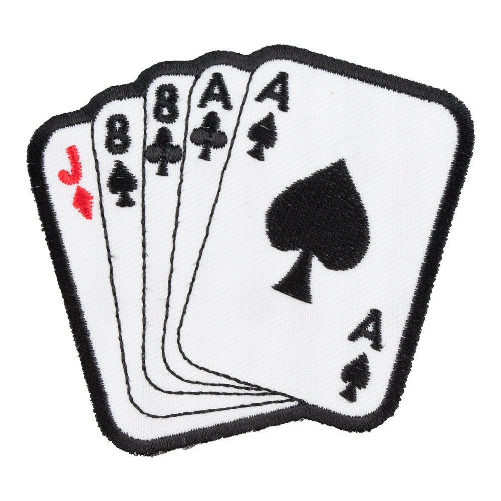 Aces & Eights Playing Cards Patch, Biker Patches — product image
