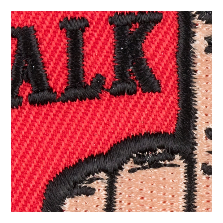 Talk To The Hand Middle Finger Patch, Vulgar Patches — detail view 2