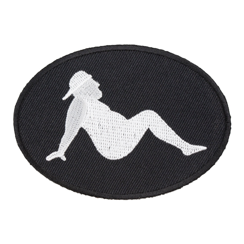 Beer Belly Lounging Fat Guy Patch, Funny Biker Patches — product image