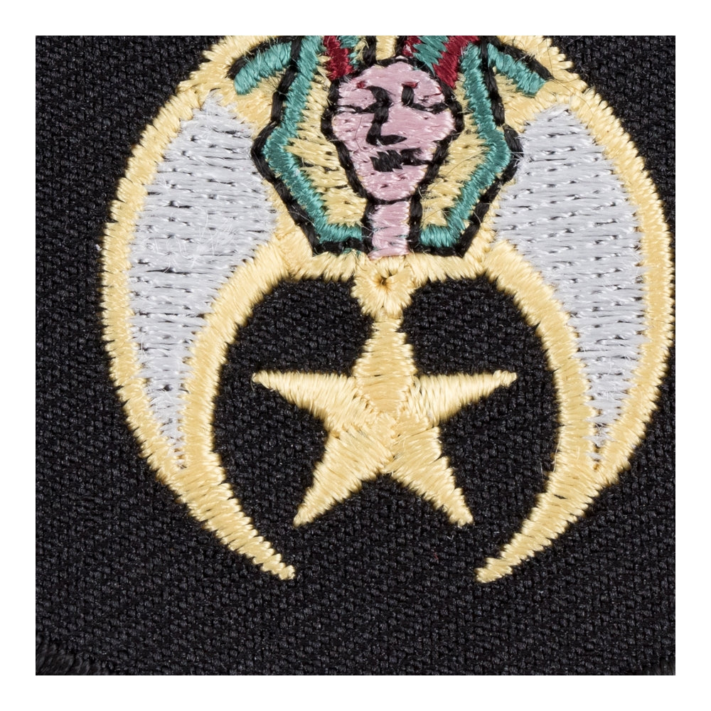 Round Black Shriners Patch, Shriners International Patches — detail view 2