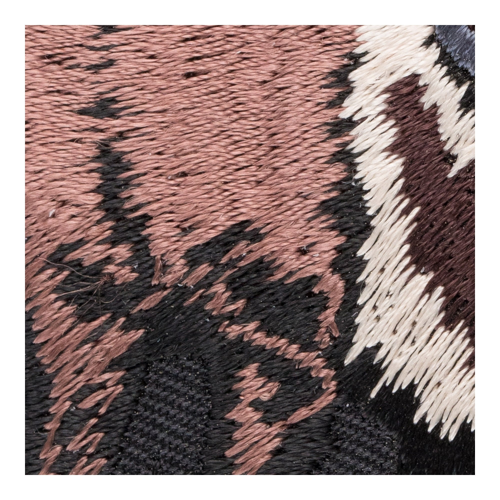 Dark Brown Buffalo With Horns Patch, Wild Animal Patches — detail view 2