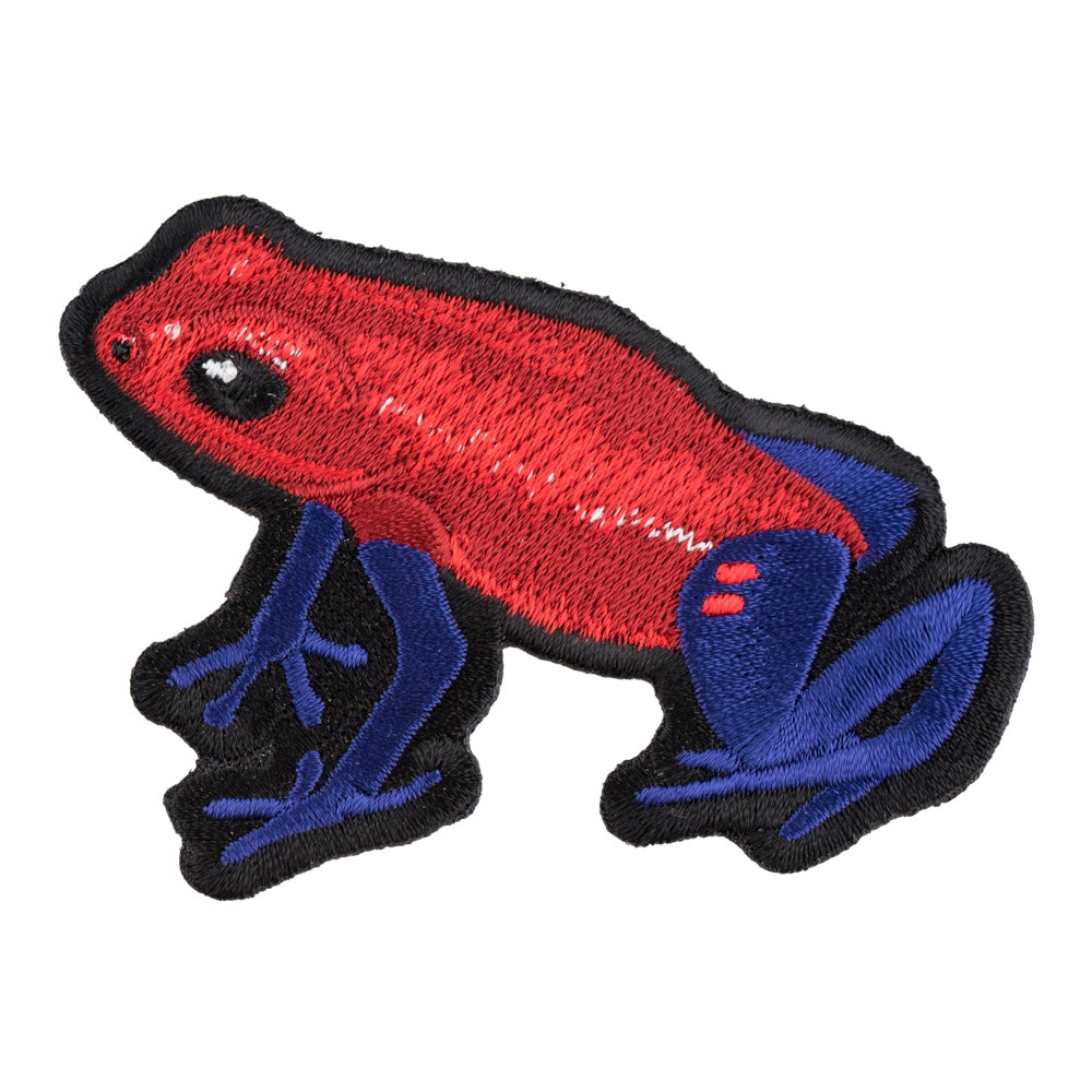 Red & Blue Poison Arrow Frog Patch, Exotic Frog Patches — product image