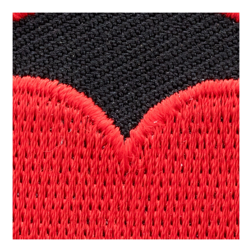 Red Heart Embroidered Round Patch, Playing Card Patches — detail view 1
