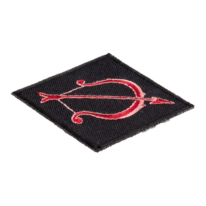 Zodiac Sagittarius Red Bow &amp; Arrow Patch, Astrology Sign Patches — detail view 1