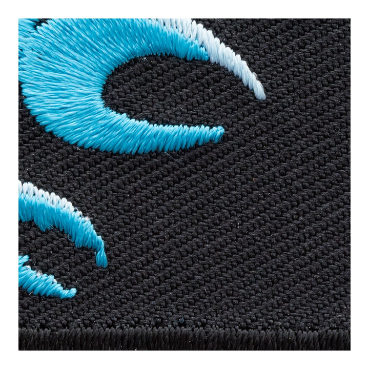 Zodiac Scorpio Blue Scorpion Arachnid Patch, Astrology Sign Patches — detail view 2