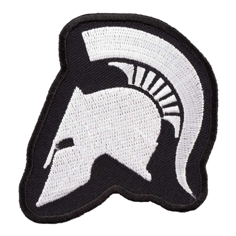Spartan Helmet Profile Cut-Out Patch, Malone Labe Patches — product image