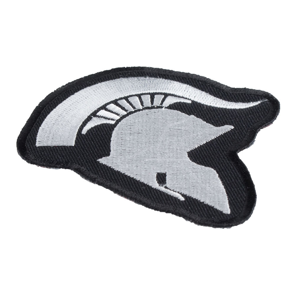 Spartan Helmet Profile Cut-Out Patch, Malone Labe Patches — detail view 2